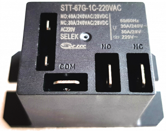 картинка Электромагнитное реле STT-67G-1C-220VAC